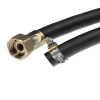 Шланг газовый резиновый 157 см, хомут х гайка 1/2", ТАиМ