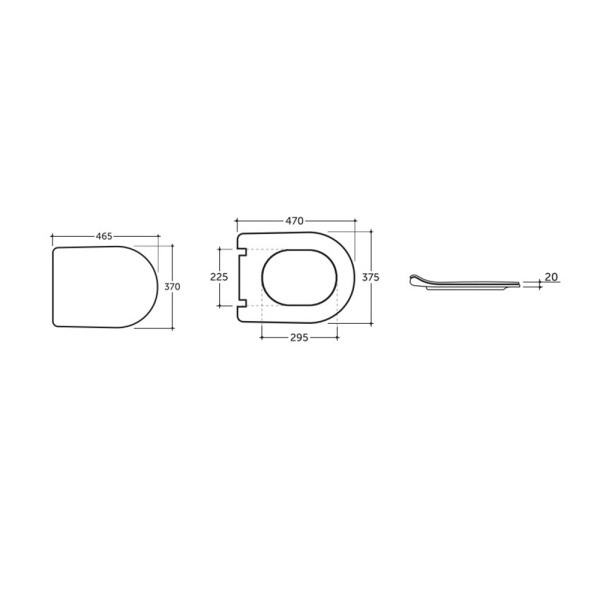 Сидение Bergamo Slim для унитаза Alca Trino, Alcaplast
