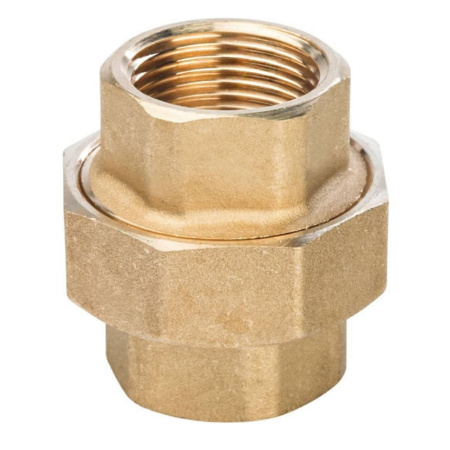 Американка 1 1/4" ВР разъемное соединение (конусное), латунь, STOUT