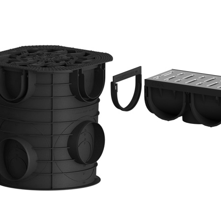 Переходник для подключения дождеприемника к лотку S'park3 DN100 Standartpark