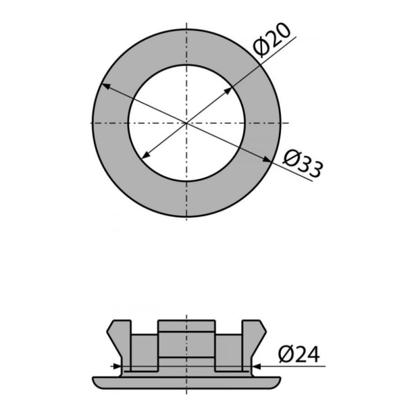 Обрамление перелива умывальника Alcaplast A22 Обрамление перелива умывальника Alcaplast A22