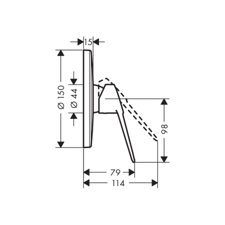 Смеситель скрытого монтажа для душа Hansgrohe Novus Loop 71365000