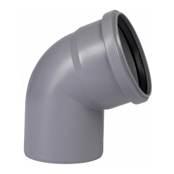 Угол для внутренней канализации 110 мм 67° Wavin Угол для внутренней канализации 110 мм 67° Wavin