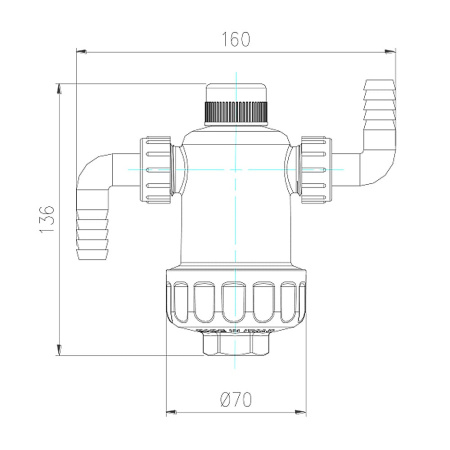 Фильтр для нейтрализации кислотного конденсата G3/4" x DN16 RBM NT1