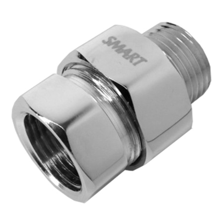 Американка прямая для полотенцесушителя 3/4" хром SMART