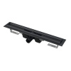 Трап для душа с порогами Alcadrain APZ1BLACK-750, без решетки