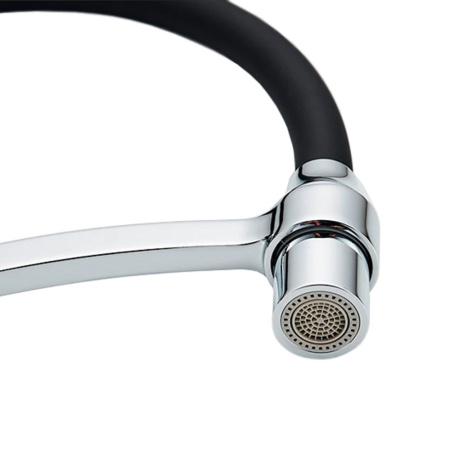 Смеситель для кухни с силиконовым изливом Ledeme L4075B-2