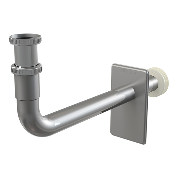 Металлическое колено DN32 с накидной гайкой 5/4" Alcaplast A438 Металлическое колено DN32 с накидной гайкой 5/4" Alcaplast A438