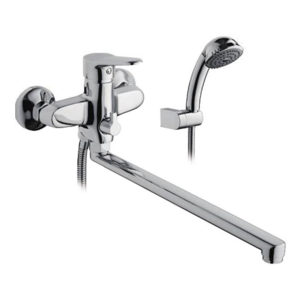 Смеситель для ванны Gerhans K13110 с длинным изливом