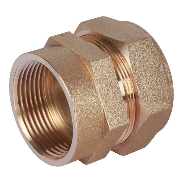 Муфта латунная Stahlmann / Neptun IWS (F) 40 х 1 1/2" EF