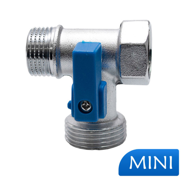 Кран шаровой трехпроходной MINI 1/2 НР х 1/2 ВР х 3/4 НР Fornara Кран шаровой трехпроходной MINI 1/2 НР х 1/2 ВР х 3/4 НР Fornara