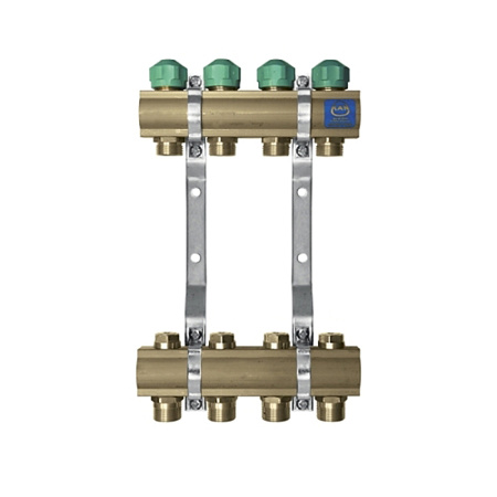 Коллектор для теплого пола и отопления на 3 контура KAN-therm серия 71А
