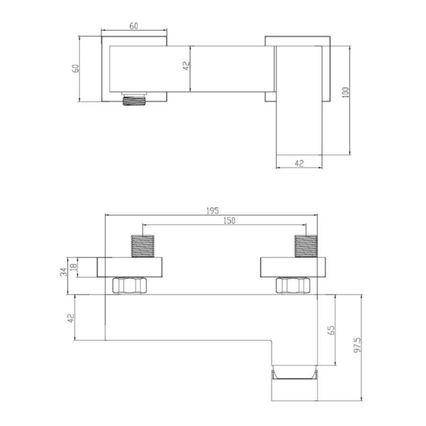 Смеситель для душа Omnires Fresh FR7140CR Смеситель для душа Omnires Fresh FR7140CR