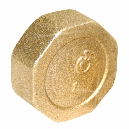 Заглушка латунная ВР 1" Цветлит