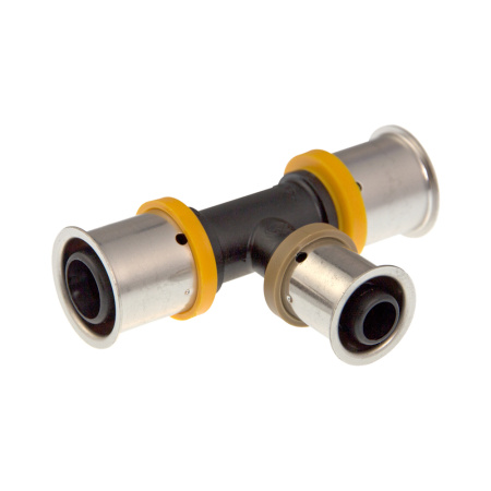 Пресс тройник 20 х 2.0 х 16 х 2.0 х 20 х 2.0 KAN-Therm