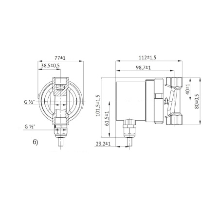 Насос циркуляционный UNIPUMP UPH 15-1,5 B II BL энергоэффективный (рециркуляционный)