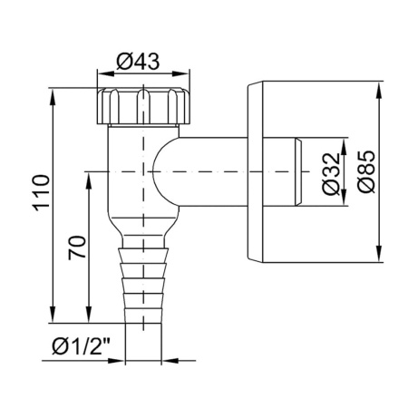 Сифон для стиральной машины STYRON арт. STY-529 белый