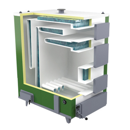Твердотопливный котел Drew-Met MJ-5 - 62 с автоматикой Твердотопливный котел Drew-Met MJ-5 - 62 с автоматикой
