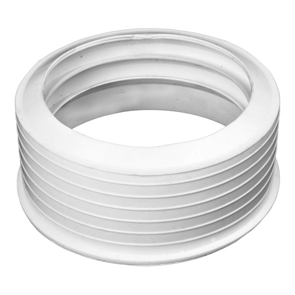 Манжета переходная резиновая 110 х 123 мм белая Симтек