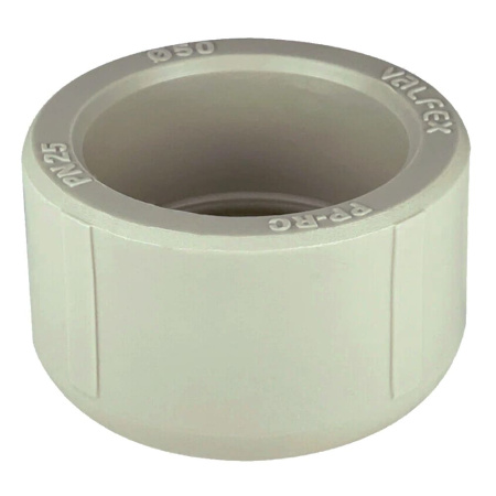 Заглушка ПП (полипропиленовая) 50 мм серая VALFEX