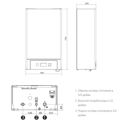 Котел электрический Thermex Quantum E912 OTWF (12 кВт)