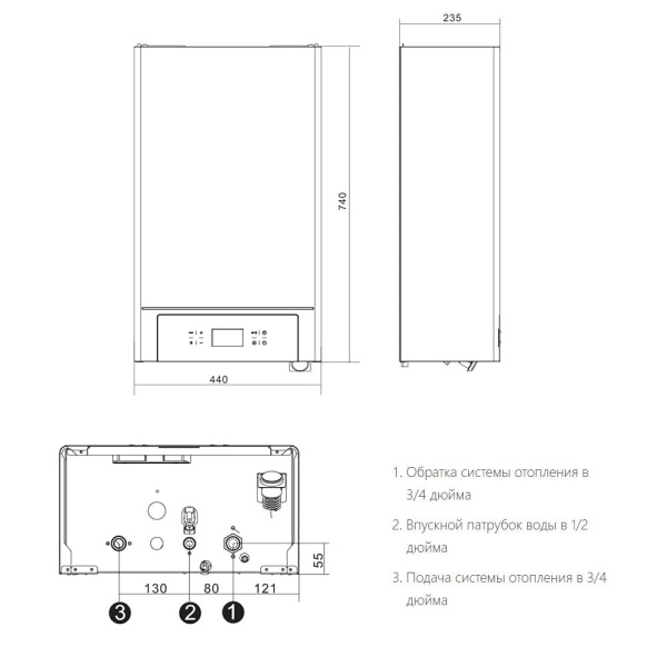Котел электрический Thermex Quantum E912 OTWF (12 кВт)