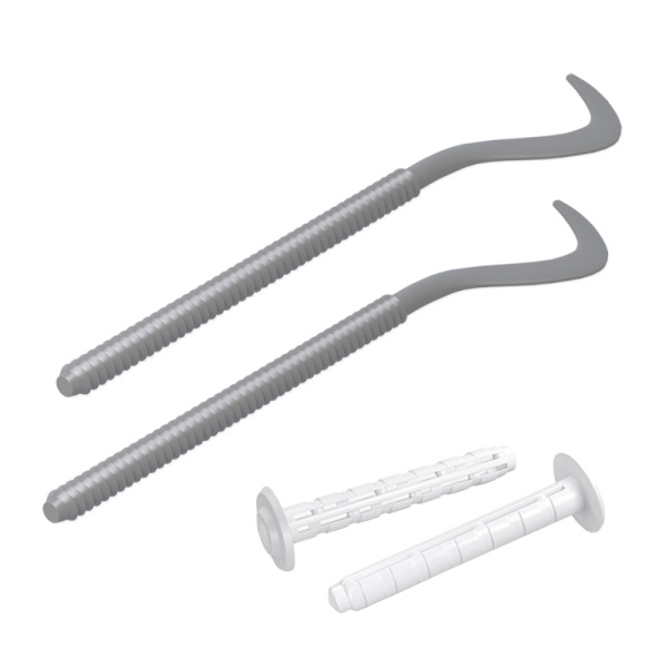 Комплект креплений для радиатора серебро 7 х 170 мм Royal Thermo