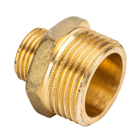 Ниппель переходной латунный 1" х 1/2" General Fittings