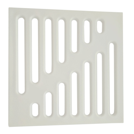 Трап для душа прямой c пластиковой решёткой 150х150 мм Good Work DN 50, белый