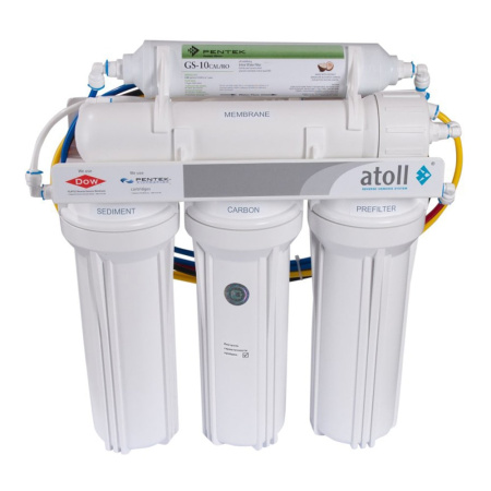 Система очистки воды обратный осмос 1/2" Atoll A-550 STDAm без крана, с минерализатором