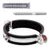 Хомут для труб 2 1/2" (75-80) с дюбелем 10х50 и шпилькой М8х80 TANERS
