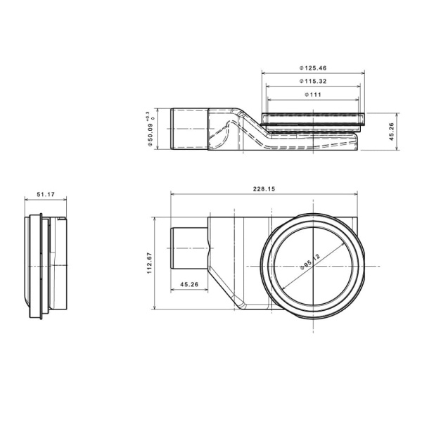 Душевой трап щелевой 750 мм Pestan Confluo Slim Line GOLD PVD (золото)