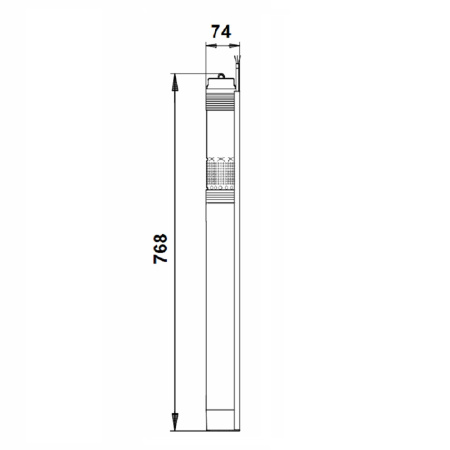 Насос скважинный Grundfos SQ 3-55