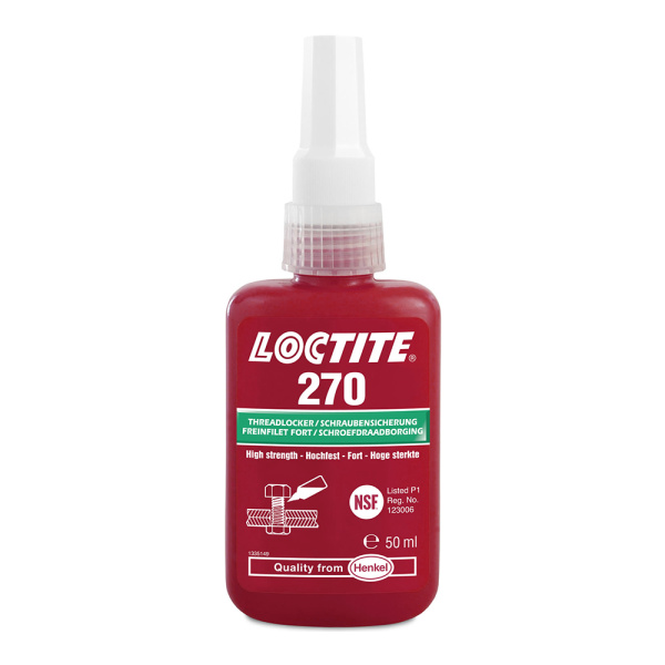 Loctite 270, 50 мл. Резьбовой герметик фиксатор высокой прочности