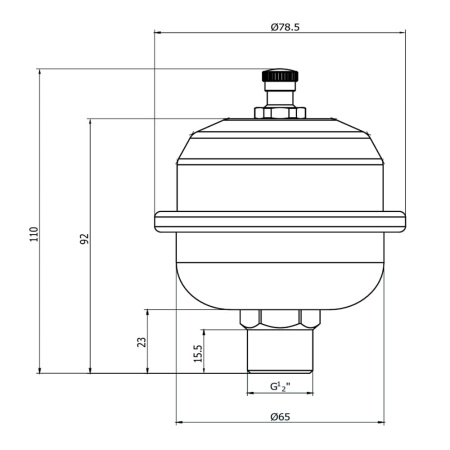 Гаситель гидроудара мембранный 1/2" VIEIR