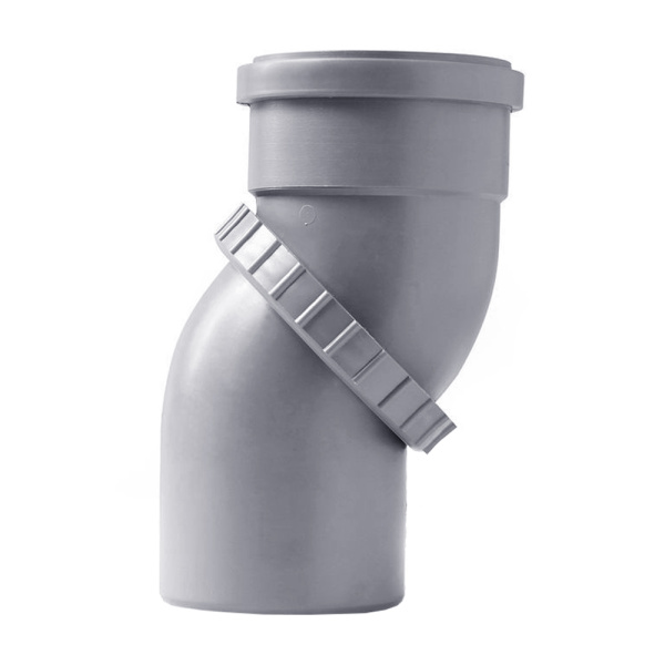 Отвод универсальный канализационный ПП Ostendorf 50 мм от 0 до 87°