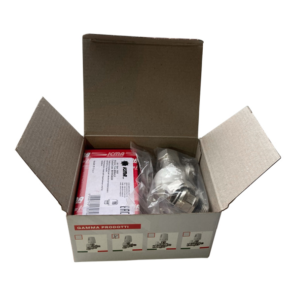 Комплект термостатический 1/2" угловой, арт. 82KITPAD061101 ICMA Комплект термостатический 1/2" угловой, арт. 82KITPAD061101 ICMA