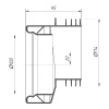 Манжета эксентрическая для унитаза Ани Пласт W0410 Манжета эксентрическая для унитаза Ани Пласт W0410