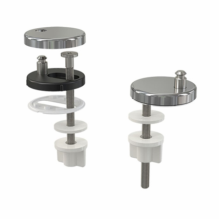 Петли с нижним монтажом Alcadrain P106 (крышки из нерж. стали)