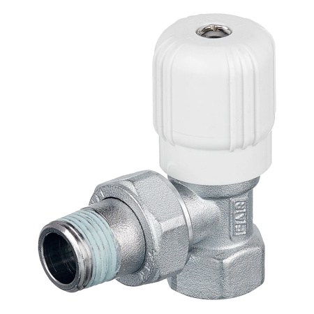 Вентиль радиаторный угловой 1/2" ВР регулирующий FAR