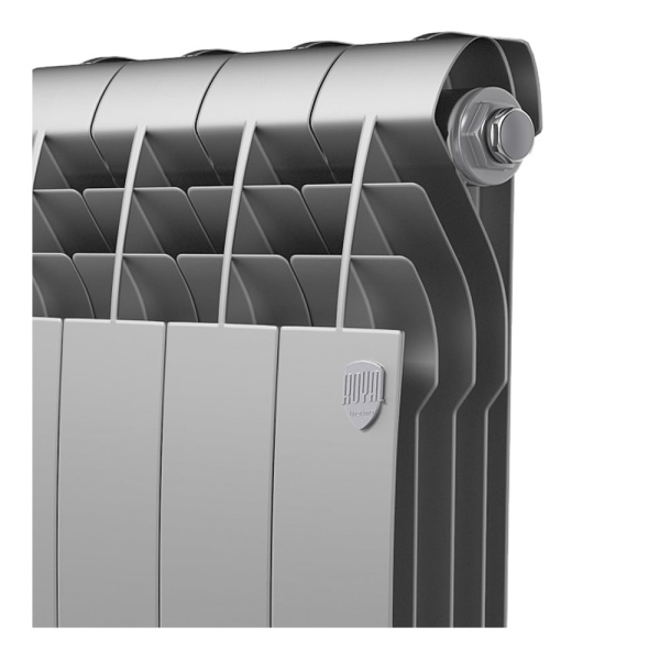 Биметаллический радиатор Biliner 350 Silver Satin Royal Thermo