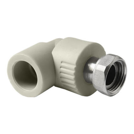Угол ПП с накидной гайкой 20 х 1/2" Aquapipe