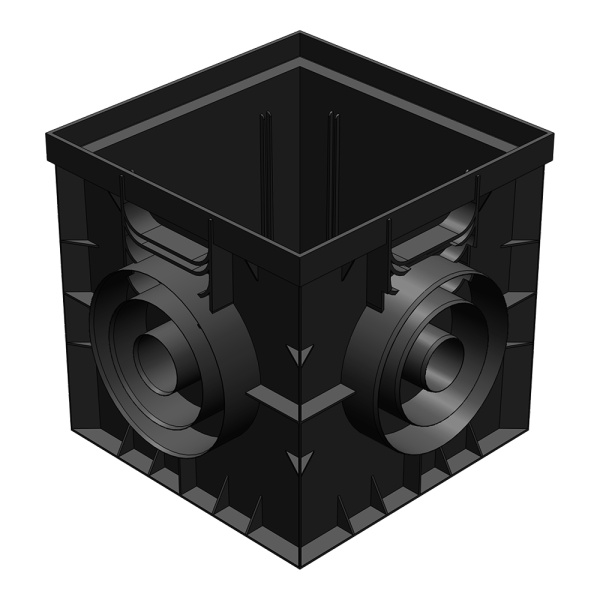 Корпус дождеприемника PolyMax 400 х 400 мм пластик Standartpark Корпус дождеприемника PolyMax 400 х 400 мм пластик Standartpark