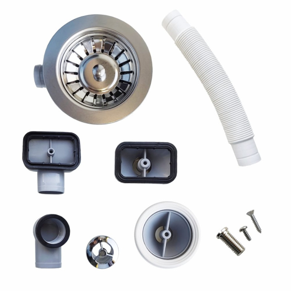 Комплект переливов с выпуском 1 1/2" (универсальный) Prevex