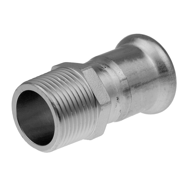 Пресс ниппель 22 х 3/4" наружная резьба KAN-therm Inoх нержавеющая сталь