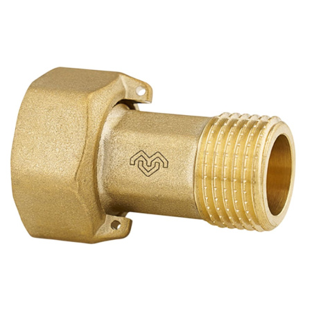 Соединитель 3/4" х 1/2" ВР/НР с накидной гайкой для водосчетчиков VARMEGA