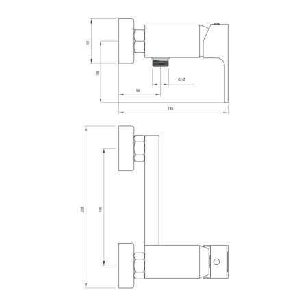 Смеситель для душа Deante ANEMON BCZ_040M