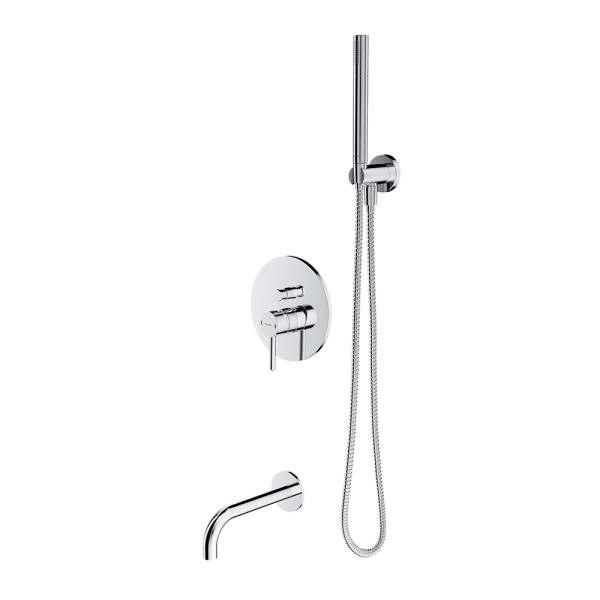 Душевая система скрытого монтажа с изливом Omnires Y SYSYW01CR