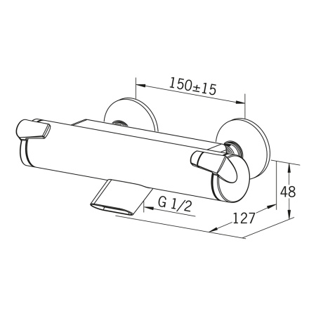 Термостатический смеситель для ванны Oras Optima 7140U