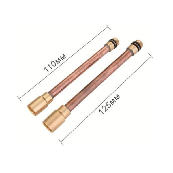 Удлинитель подводки для смесителя M10*1/F10*1 (110мм/125мм) Ledeme
